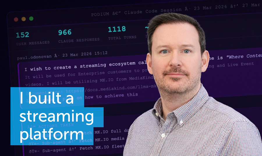 I built a streaming platform without writing code